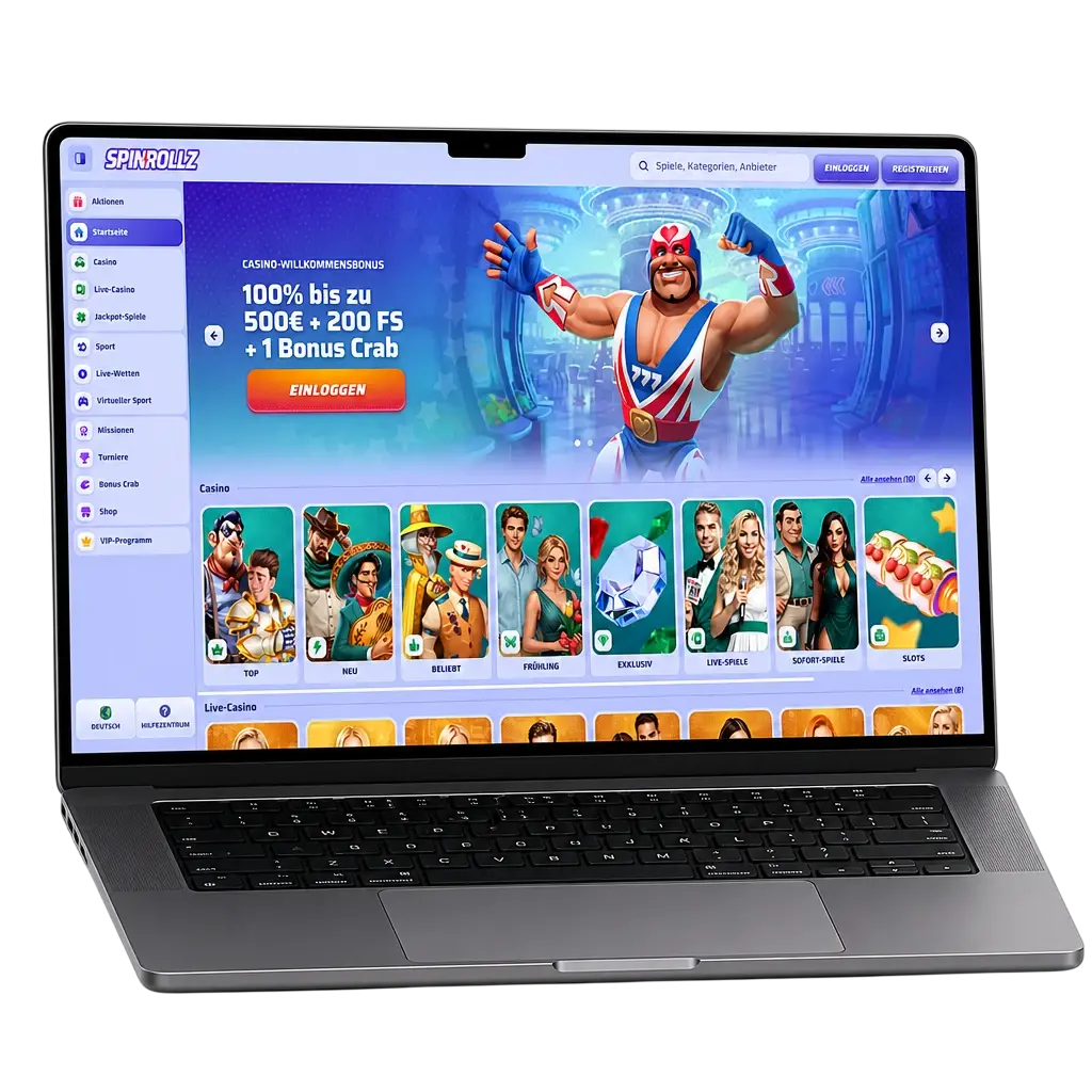 Spinrollz Germany für Casino und Sportwetten 2026